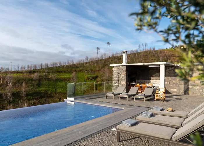 度假居 With Pool And Sea View - Da Ribeira Da Vaca 卡列塔